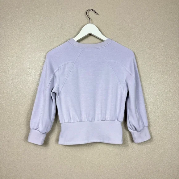 Lululemon Softstreme Ribbed-Hem Pullover Faint Lavender size 2 B - Picture 3 of 13